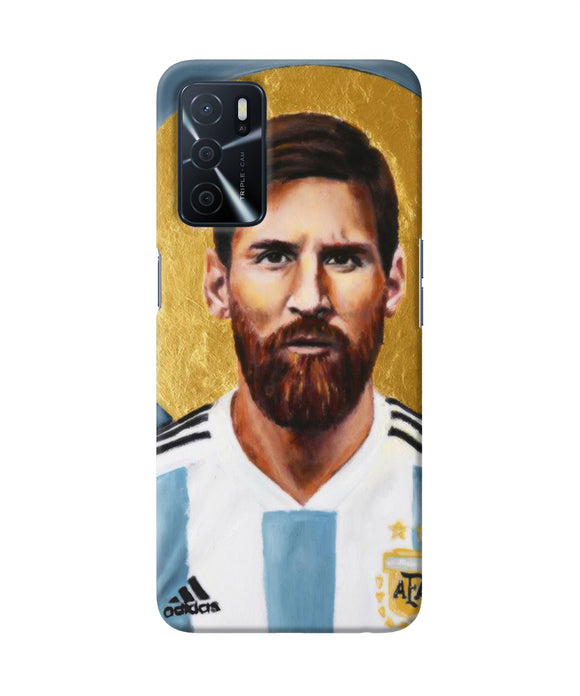 Messi face Oppo A16 Back Cover