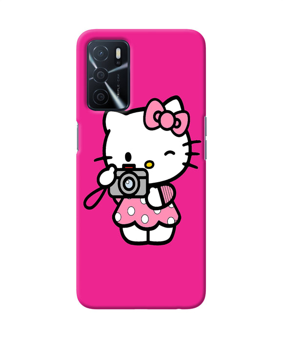Hello kitty cam pink Oppo A16 Back Cover