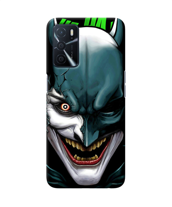 Batman joker smile Oppo A16 Back Cover