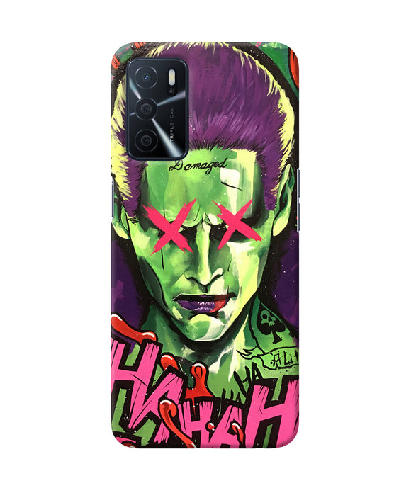 Damaged joker anim Oppo A16 Back Cover