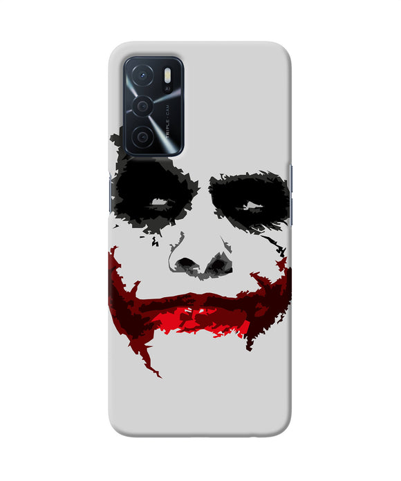 Joker dark knight red smile Oppo A16 Back Cover