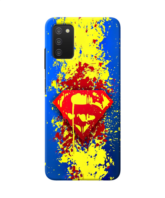 Superman logo Samsung A03s Back Cover