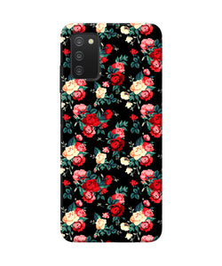 Rose Pattern Samsung A03s Back Cover