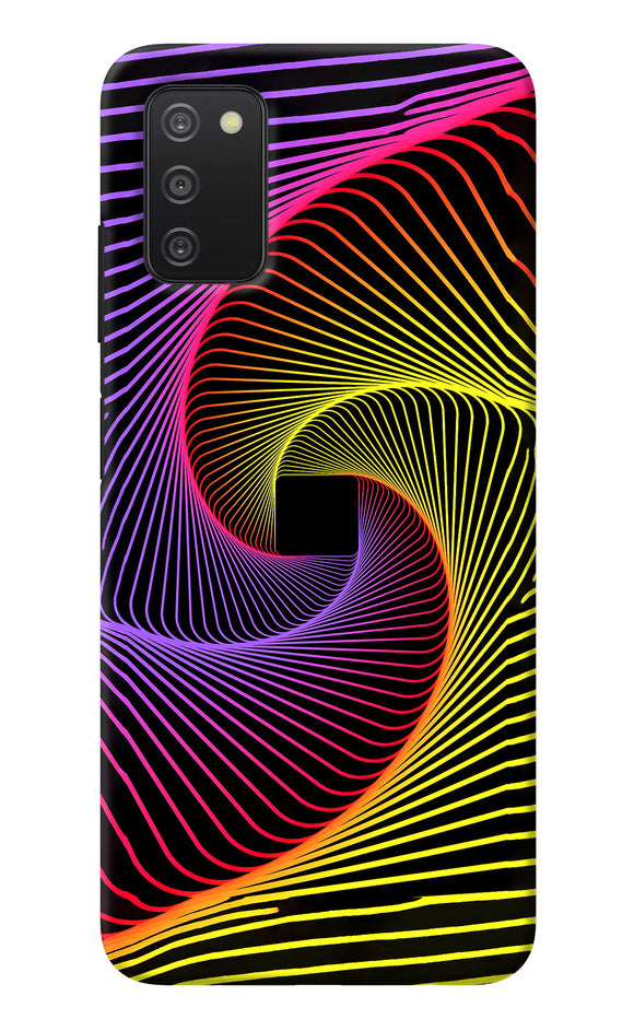 Colorful Strings Samsung A03s Back Cover