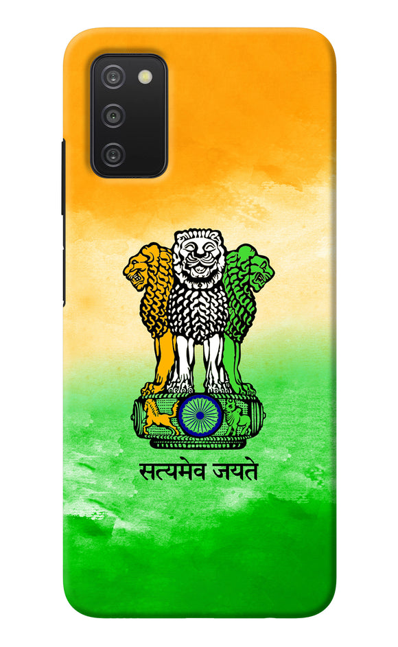 Satyamev Jayate Flag Samsung A03s Back Cover
