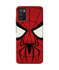 Spiderman Face Samsung A03s Real 4D Back Cover