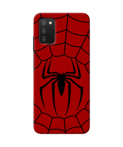 Spiderman Web Samsung A03s Real 4D Back Cover