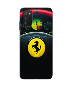 Ferrari Steeriing Wheel Samsung A03s Real 4D Back Cover