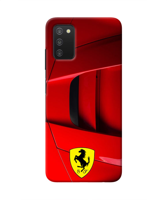 Ferrari Car Samsung A03s Real 4D Back Cover