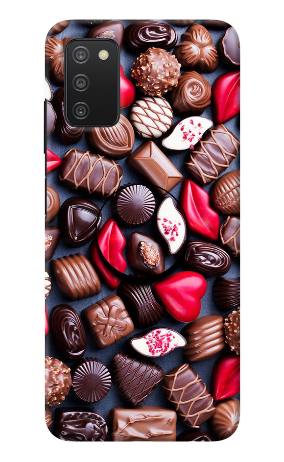 Chocolates Samsung A03s Pop Case