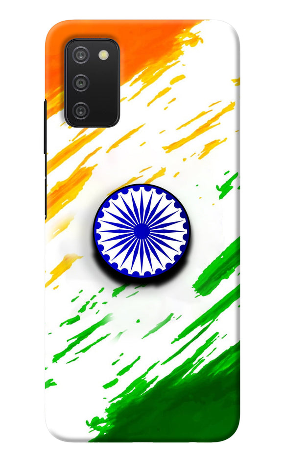 Indian Flag Ashoka Chakra Samsung A03s Pop Case