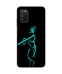 Lord krishna sketch Samsung A03s Back Cover