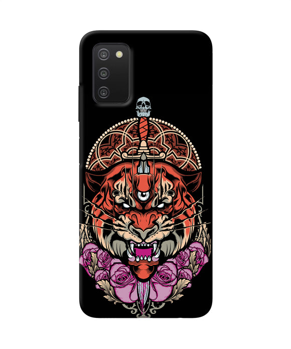 Abstract tiger Samsung A03s Back Cover