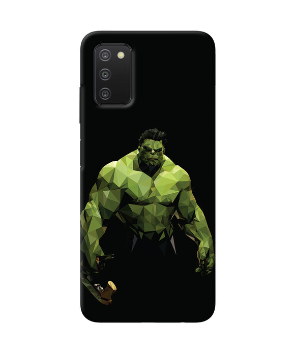 Abstract hulk buster Samsung A03s Back Cover