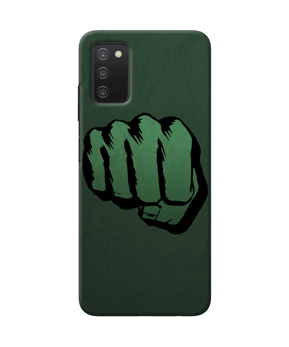 Hulk smash logo Samsung A03s Back Cover