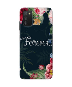 Forever flower Samsung A03s Back Cover