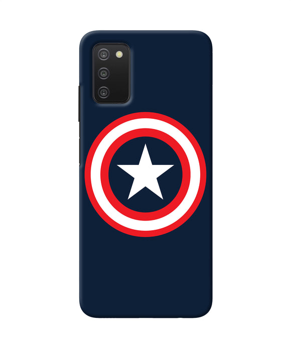 Captain america logo Samsung A03s Back Cover