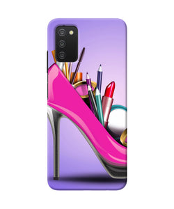 Makeup heel shoe Samsung A03s Back Cover