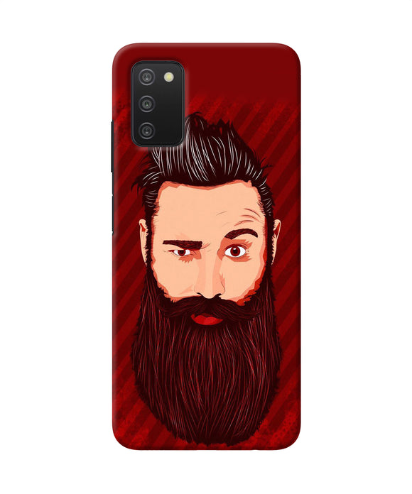 Beardo character Samsung A03s Back Cover