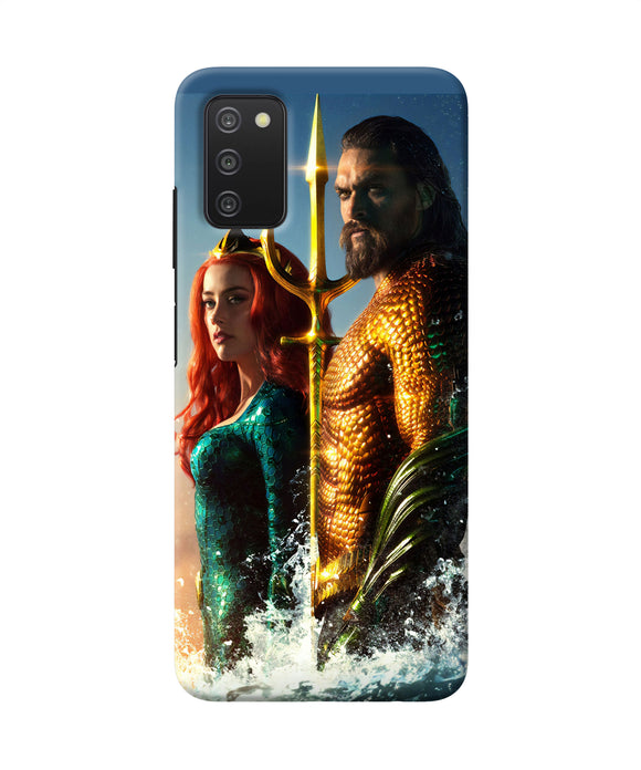 Aquaman couple Samsung A03s Back Cover