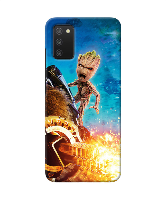 Groot angry Samsung A03s Back Cover