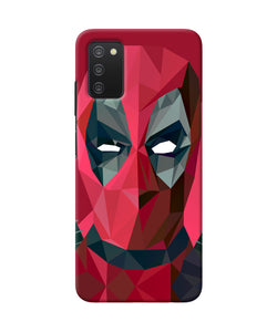 Abstract deadpool full mask Samsung A03s Back Cover