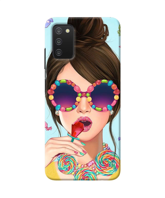 Fashion girl Samsung A03s Back Cover