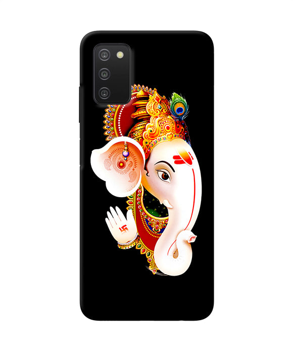 Lord ganesh face Samsung A03s Back Cover