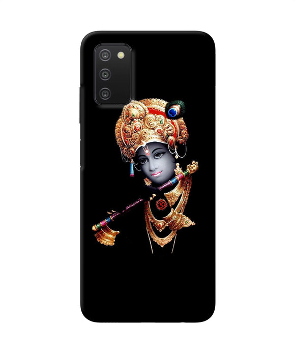 Lord krishna with fluet Samsung A03s Back Cover