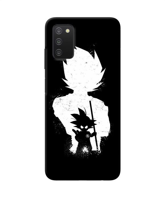 Goku night little character Samsung A03s Back Cover