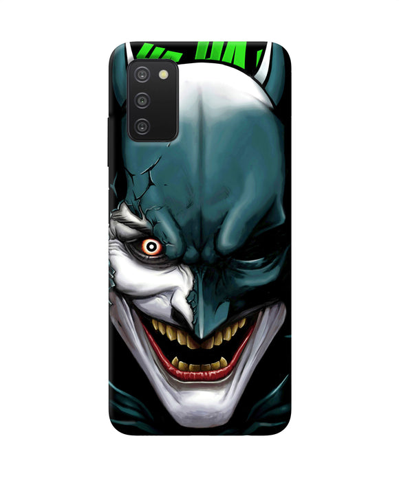 Batman joker smile Samsung A03s Back Cover