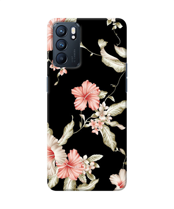 Flowers Oppo Reno6 5G Back Cover