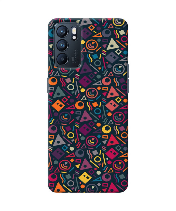 Geometric Abstract Oppo Reno6 5G Back Cover