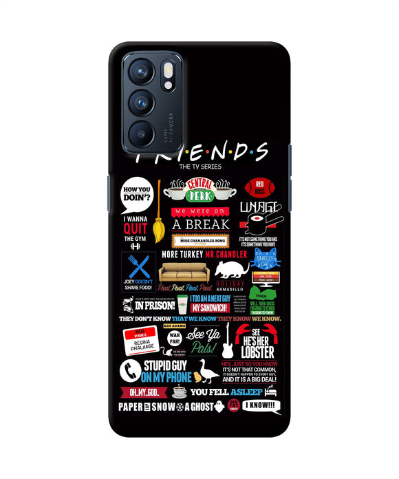 FRIENDS Oppo Reno6 5G Back Cover