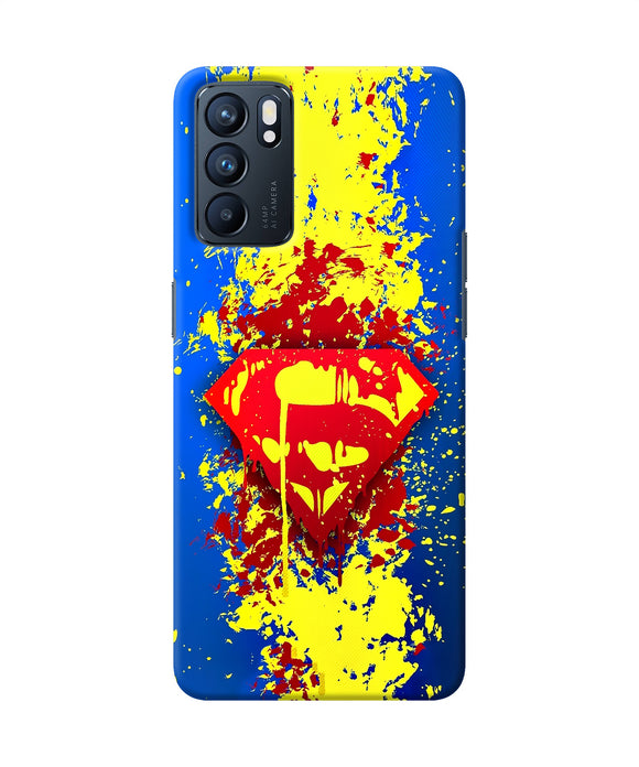 Superman logo Oppo Reno6 5G Back Cover