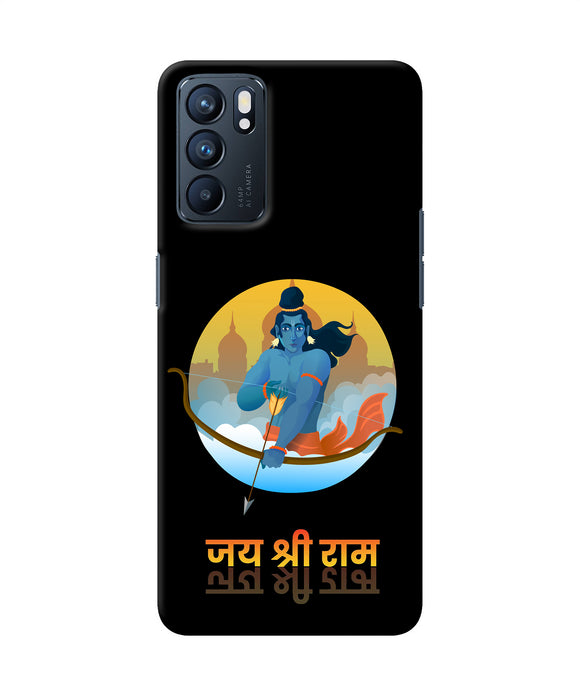 Black Jay Shree Ram Oppo Reno6 5G Back Cover