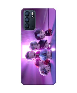 BTS Chibi Oppo Reno6 5G Back Cover