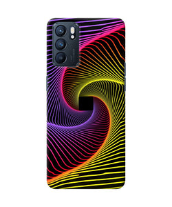 Colorful Strings Oppo Reno6 5G Back Cover