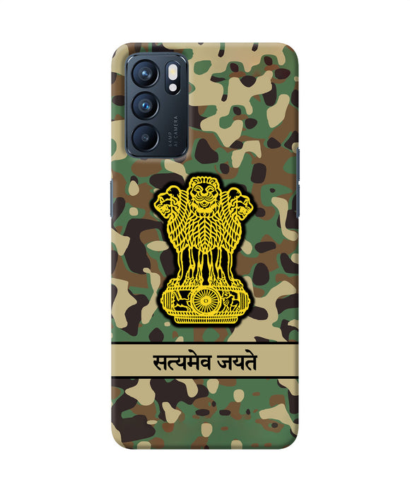 Satyamev Jayate Army Oppo Reno6 5G Back Cover
