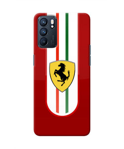 Ferrari Art Oppo Reno6 5G Real 4D Back Cover