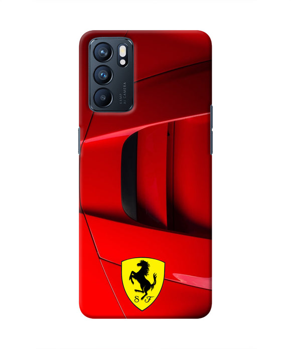Ferrari Car Oppo Reno6 5G Real 4D Back Cover