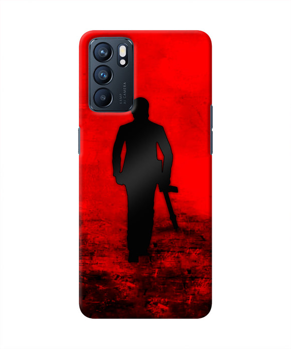 Rocky Bhai with Gun Oppo Reno6 5G Real 4D Back Cover