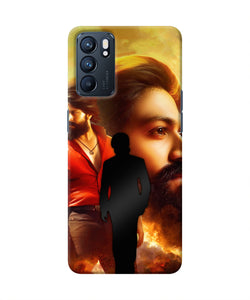 Rocky Bhai Walk Oppo Reno6 5G Real 4D Back Cover