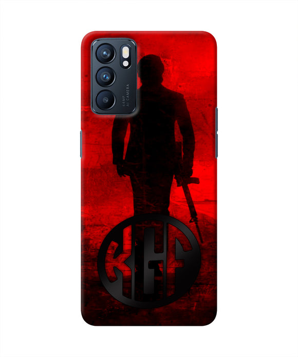 Rocky Bhai K G F Chapter 2 Logo Oppo Reno6 5G Real 4D Back Cover