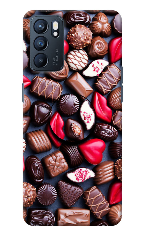 Chocolates Oppo Reno6 5G Pop Case