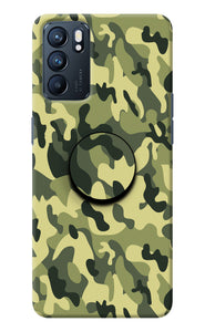 Camouflage Oppo Reno6 5G Pop Case