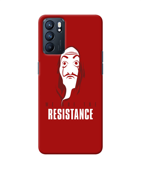 Money Heist Resistance Quote Oppo Reno6 5G Back Cover