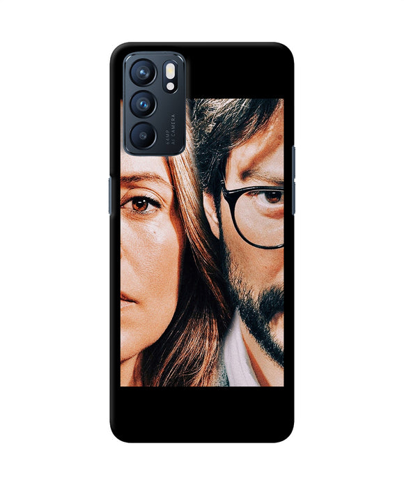 Money Heist Professor With Rachel Oppo Reno6 5G Back Cover