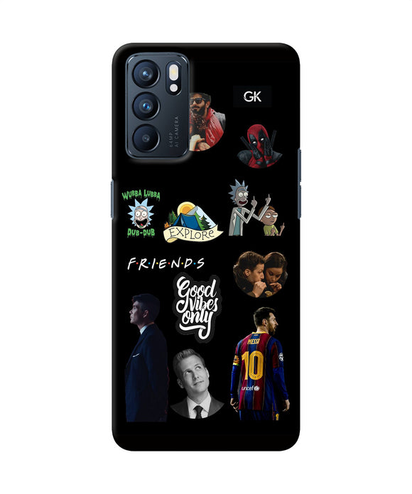 Positive Characters Oppo Reno6 5G Back Cover