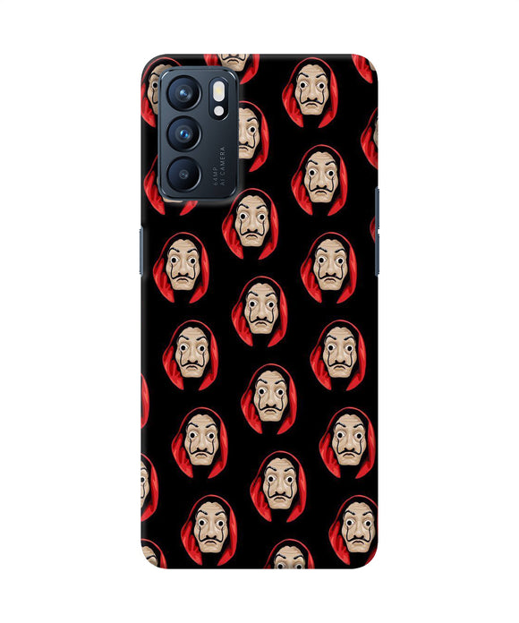 Money Heist Mask Oppo Reno6 5G Back Cover